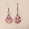 Teardrop Amethyst Earring Set, Light, Durable Sparkling Shades of Pink &amp; Violet Purple Imperial Topaz, All Occasion, February Birthday