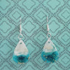 Teardrop Blue Ocean Wave Earring Set, Light &amp; Durable Beach Surf, All Occasion