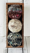 Dryer Balls- Farm Felted, Eco-Friendly, (Set of 3)