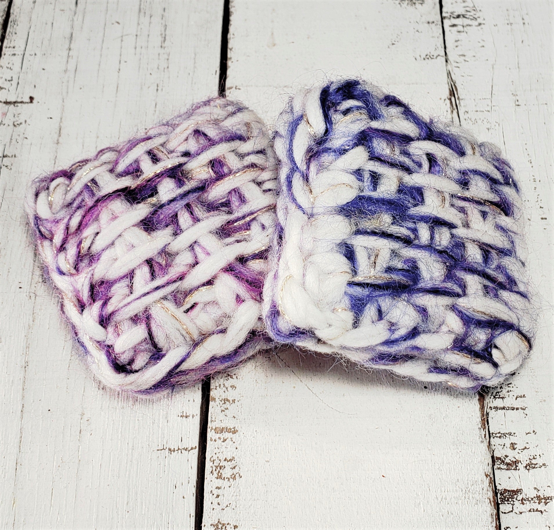 Farm Felted Soap : Lavender - 2 Bars for Gentle Exfoliation