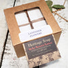 Heritage All-Natural Lard Soap, with Honey : 8 Bars / 400g